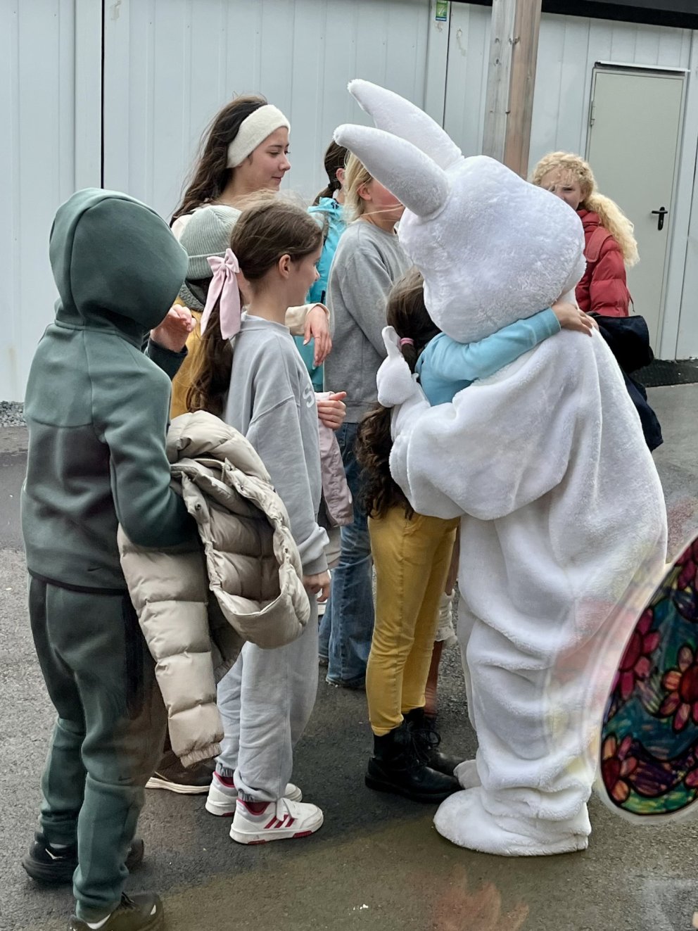 The Easter Bunny came to ISI!