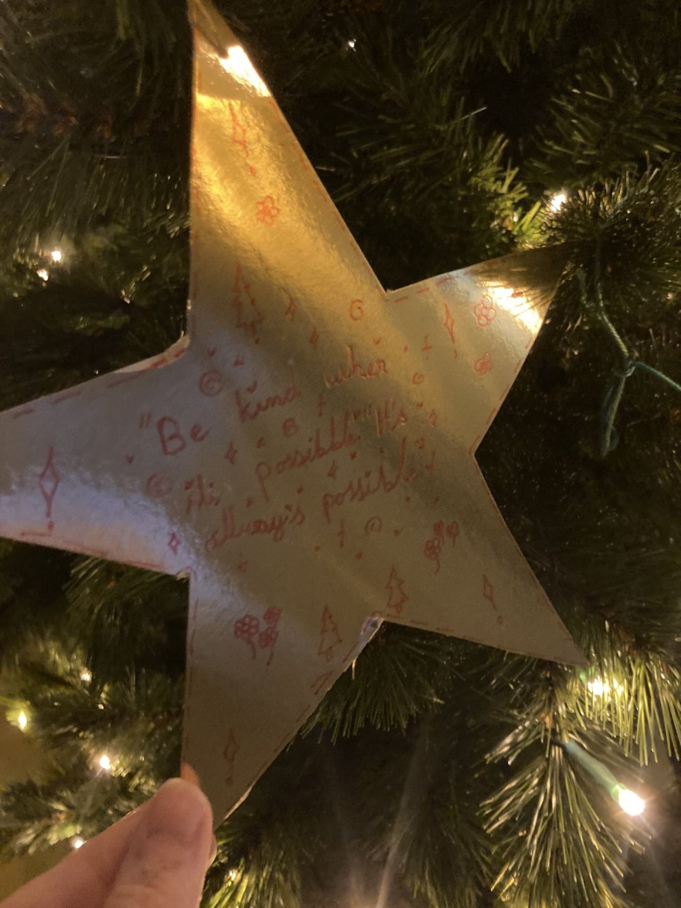 Kind Messages to Decorate the Tree