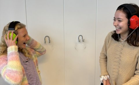 Skógafoss visits Vísindasmiðjan