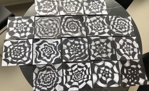 Goðafoss makes beautiful optical illusions!