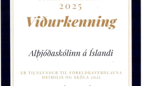 ISI Nominated for Foreldraverðlaun Heimilis og Skóla 2025
